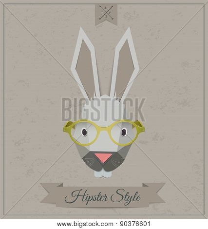 Hipster Bunny