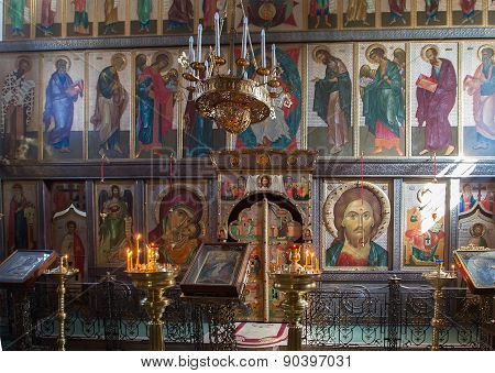 The Iconostasis Of The Russian Orthodox Church