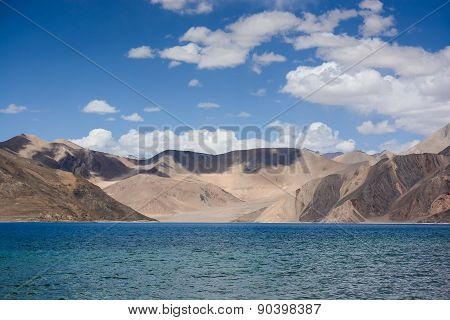 Pangong Lake At Ladakh, India