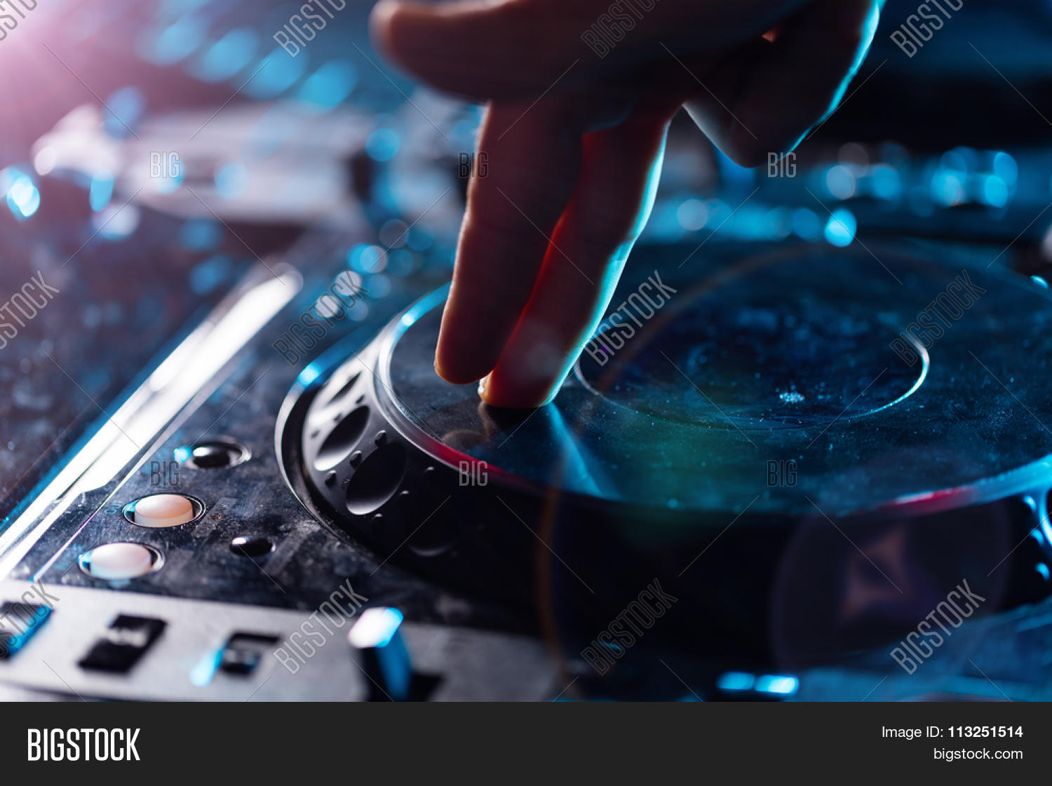 DJ Turntable Console Image & Photo (Free Trial) Bigstock