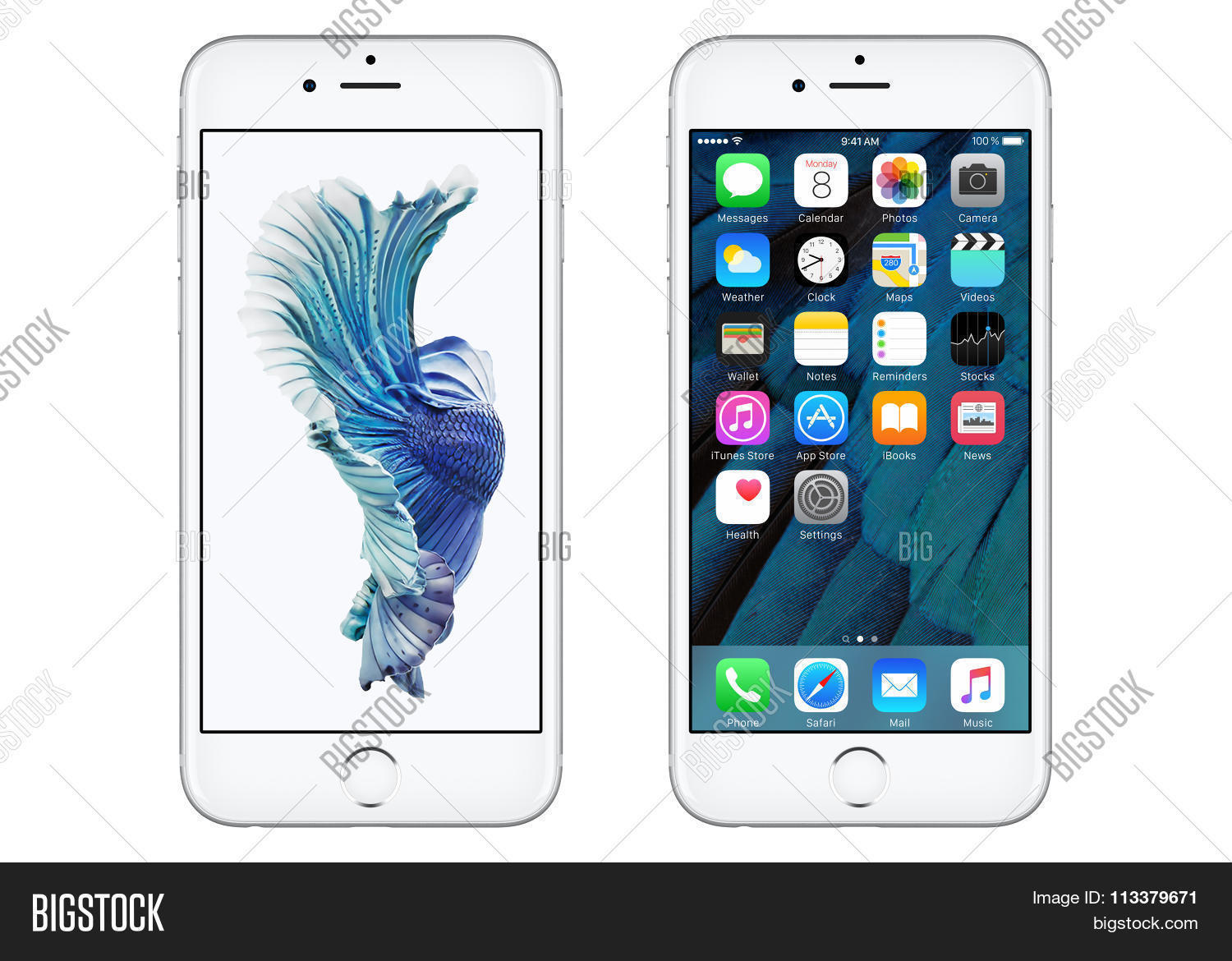 White Apple Iphone 6s Image Photo Free Trial Bigstock