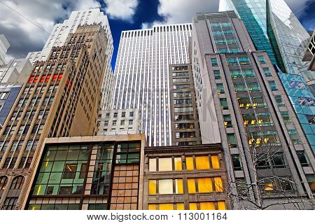 New York City Manhattan Skyline, U.S.A.