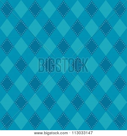 Plaid Pattern In Blue Tones