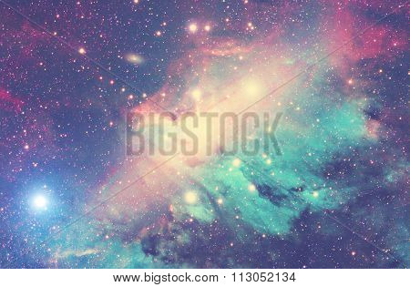 Milky way stars and star-dust in deep space / cosmos.