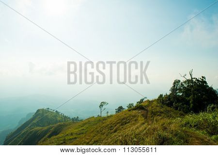 View Phu langka park in pong phayao ,thailand