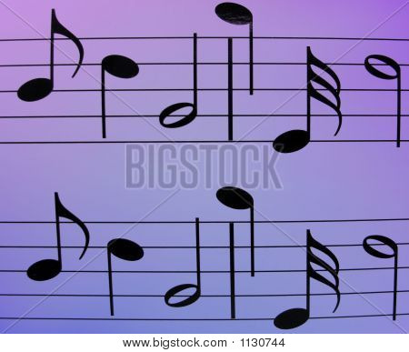 Notas de la música