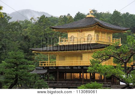 Kinkakuji, The golden temple in Kyoto, Japan