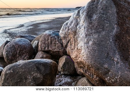 The Gulf Of Finland In Early Winter