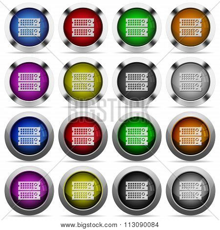 Rack Servers Button Set