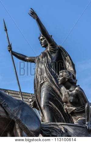Boudiccan Rebellion Monument In London