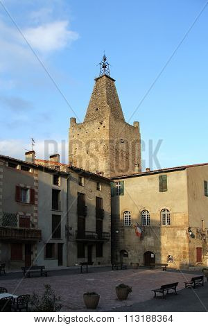 Square, Villefranche De Conflent, Languedoc-roussillon, France