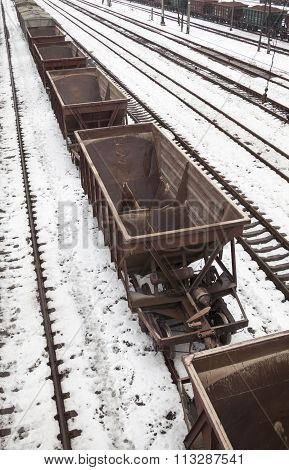 Empty Freight Wagons