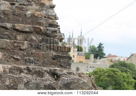 A brick wall