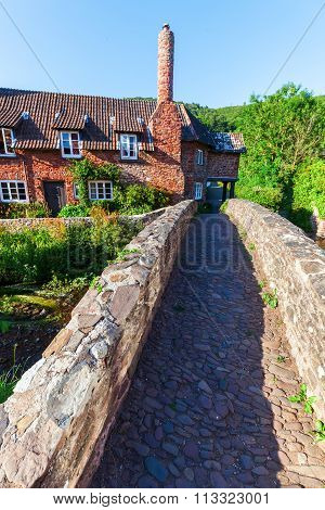 old building in Allerford, Somerset, England