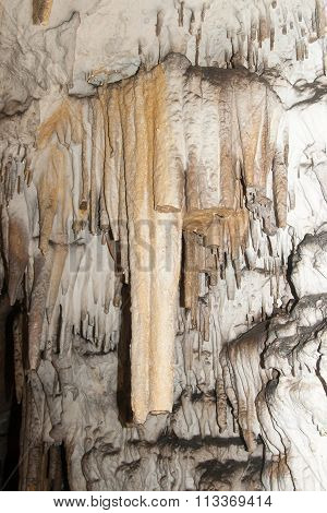 Karst Formations In The Cave.
