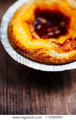 ..pastel De Nata, Portuguese Traditional Creamy Pastry. Pasteis De Nata.