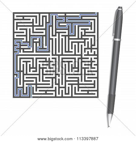 The black maze
