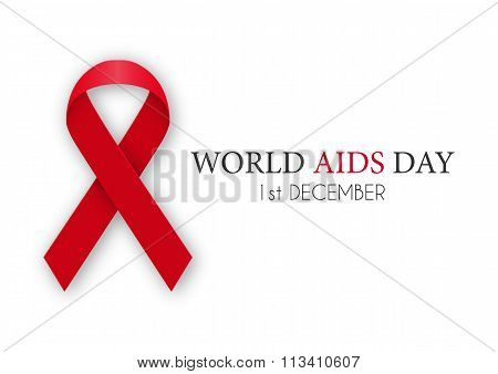 Vector illustration world AIDS Day