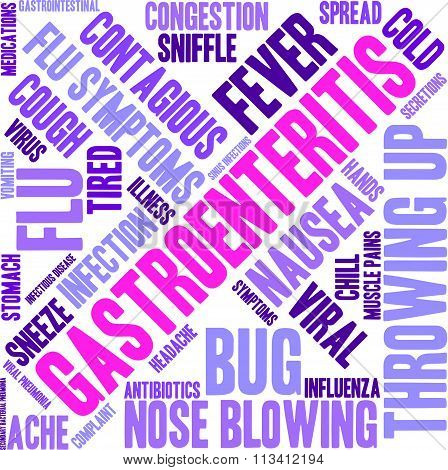 Gastroenteritis Word Cloud