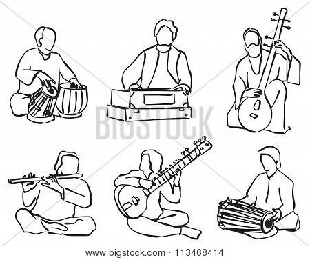 Indian Musician Set