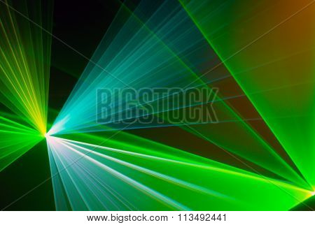 Colourful Abstract Laserlight Background With Space For Text Or Image
