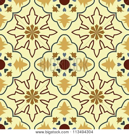 Vector seamless tile pattern.