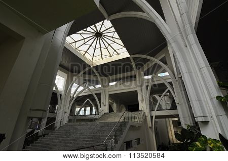 The Sultan Ismail Airport Mosque at Senai Airport, Malaysia