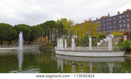 Pond In The City