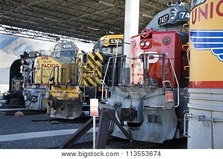 Union Station trains on display
