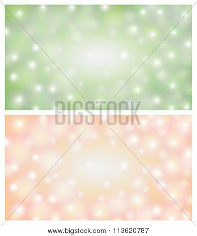 Space Background Illustration Light Green