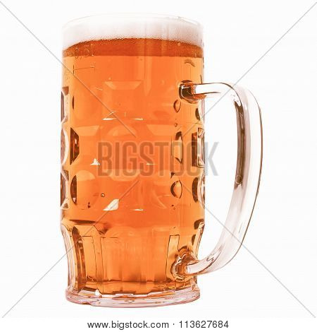 German Beer Glass Vintage