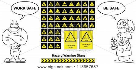 Hazard Warning signs