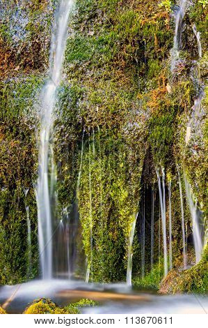 Detail of a small waterfall