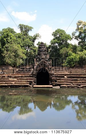 Neak Pean in Angkor Siem Reap Cambodia