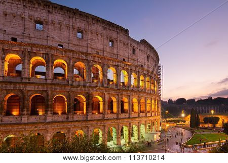 Colosseum in Rome, Italy