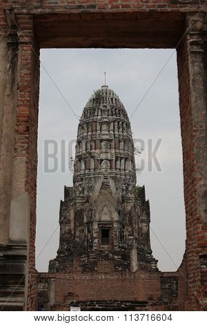 Asia Thailand Ayuthaya Wat Ratburana