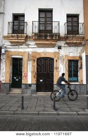 Ciclista di Siviglia, Spagna