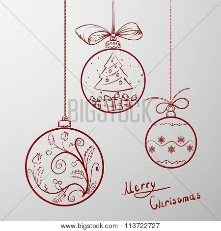 Red Christmas Balls