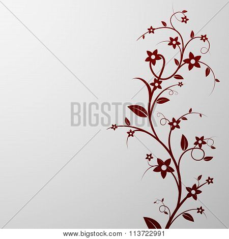 Floral Background. Stock Illustration.
