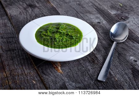 Green and hot herb sauce chimichuri