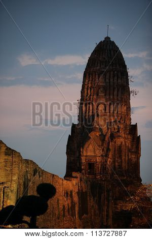 Asia Thailand Ayuthaya Wat Ratburana