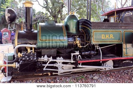 Antique rail engine, wheels, bogie
