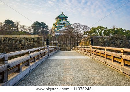 Osaka Castle Landmark Of Osaka In Japan