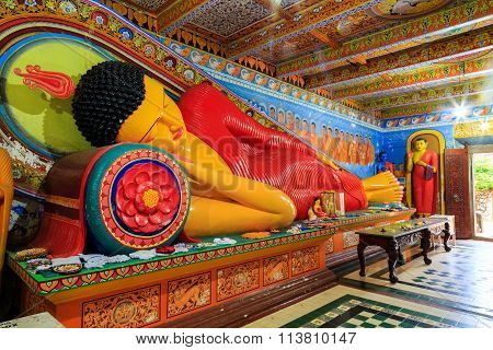 Lying Buddha In A Temple