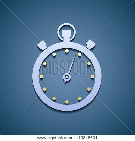 Stopwatch With Arrow.