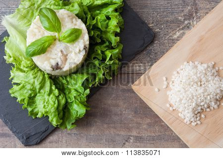 Risotto with mushrooms