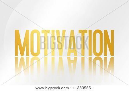 Motivation - Illustration - Mirrored Text Graphic - Modern Business Design