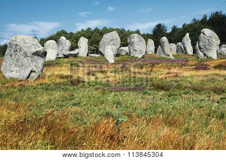 Carnac (brittany, France): Menhir