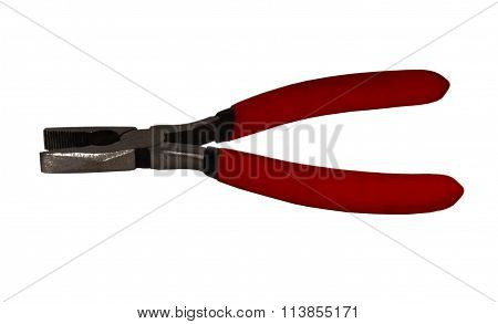 Pliers With Red Handles