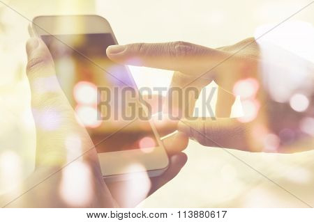 using smart phone double exposure